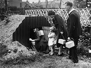 Anderson Shelter During WW2