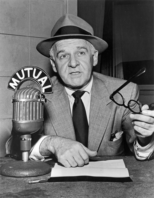 Radio Presenter Walter Winchell 1955