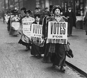 Womens Suffrage Protestors